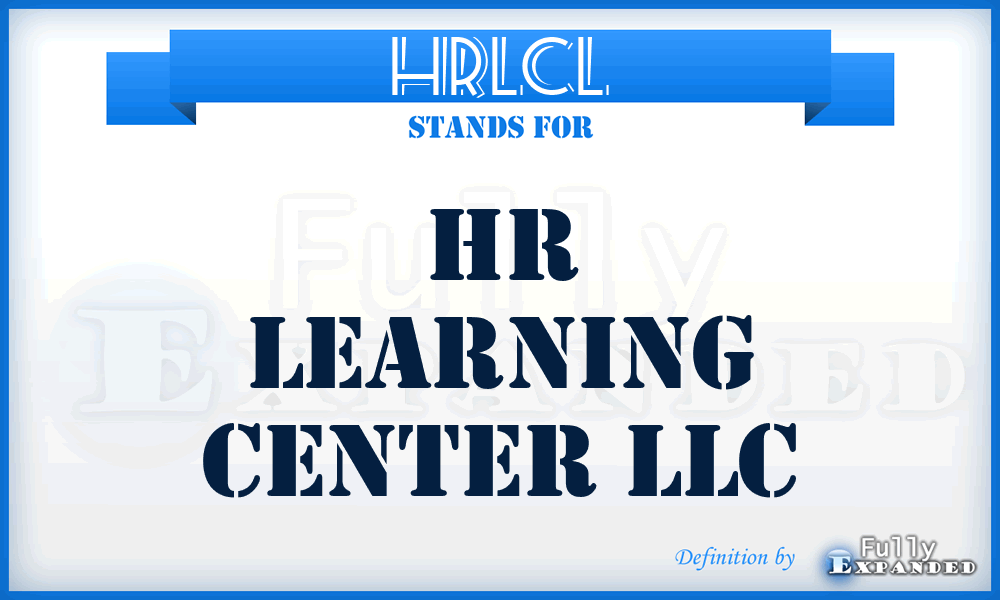 HRLCL - HR Learning Center LLC