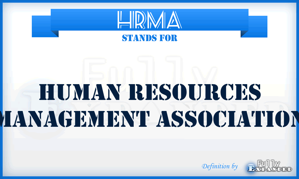 HRMA - Human Resources Management Association