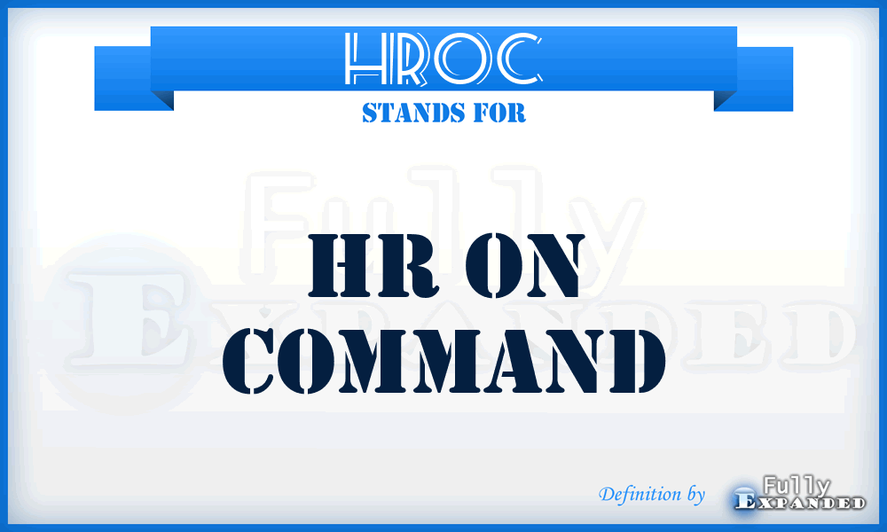 HROC - HR On Command