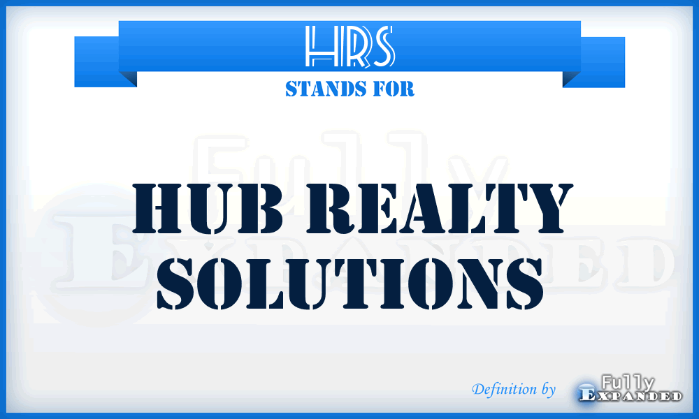 HRS - Hub Realty Solutions