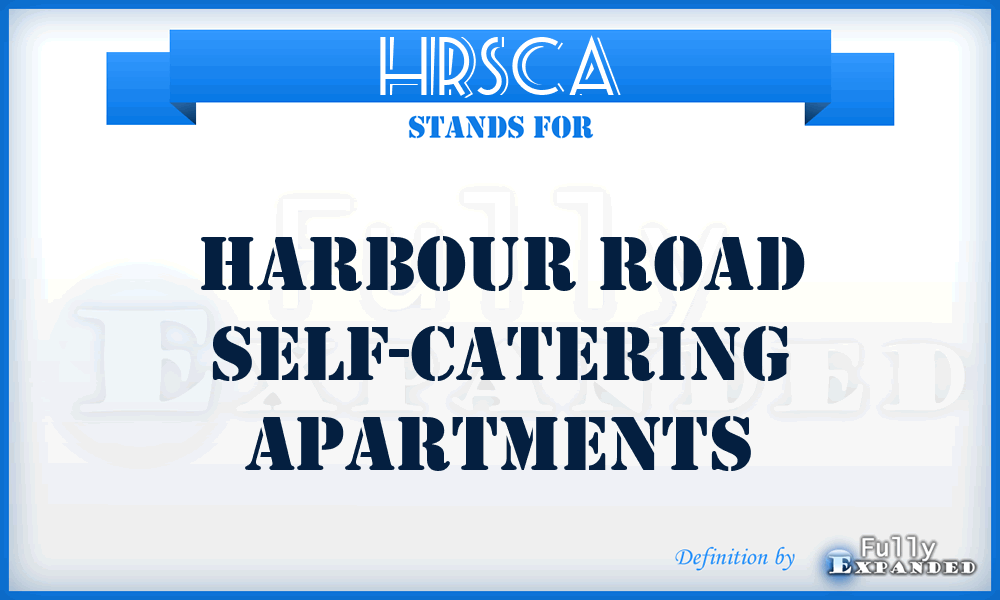 HRSCA - Harbour Road Self-Catering Apartments