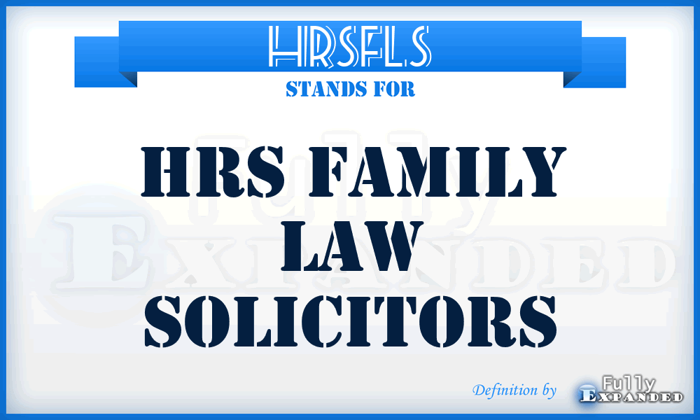 HRSFLS - HRS Family Law Solicitors