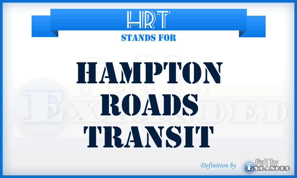 HRT - Hampton Roads Transit