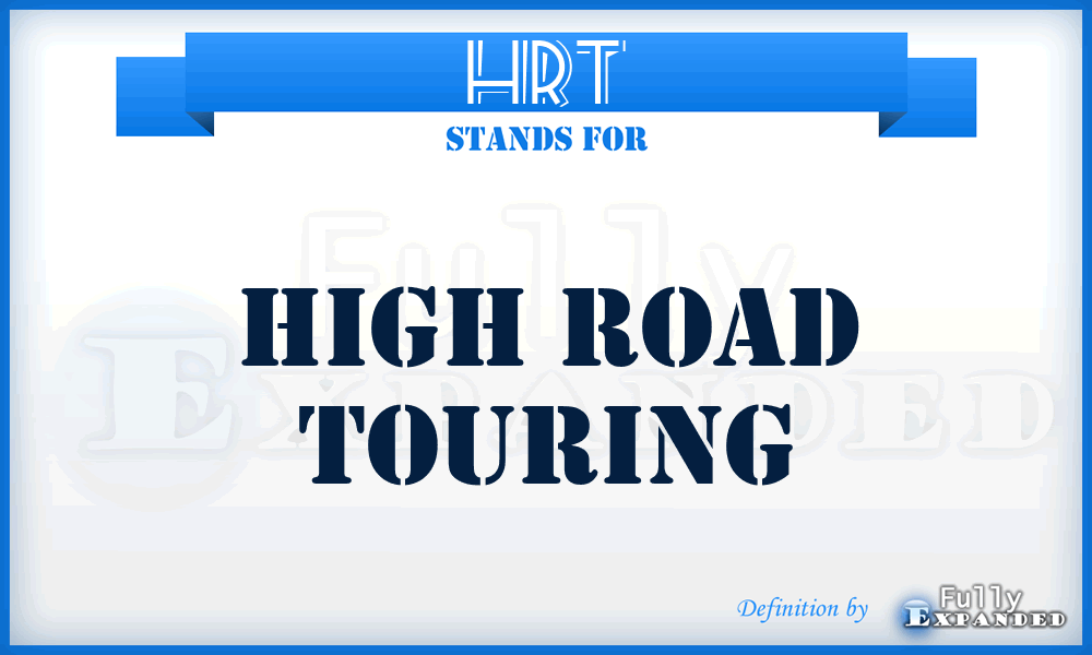 HRT - High Road Touring