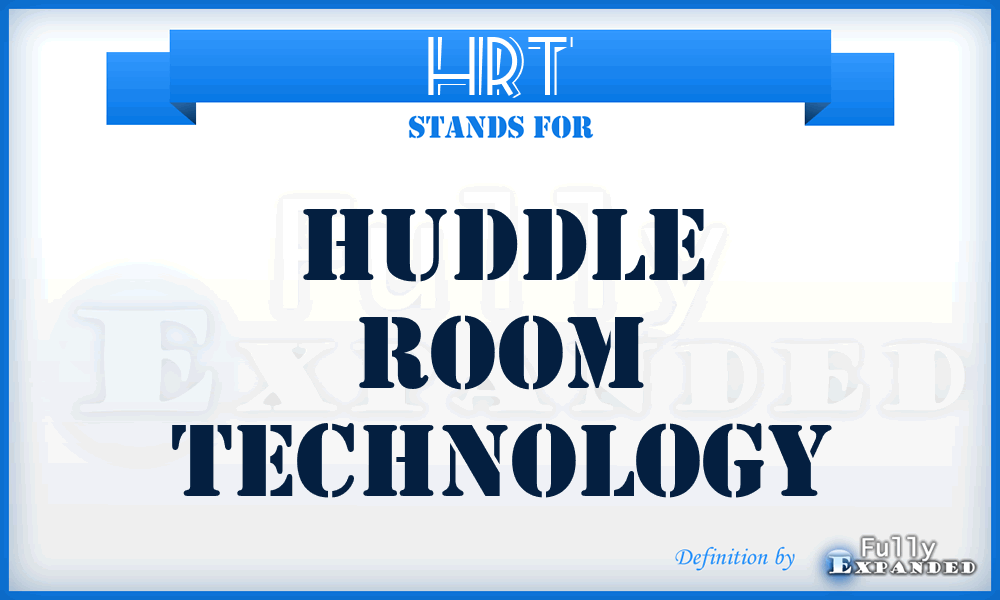 HRT - Huddle Room Technology