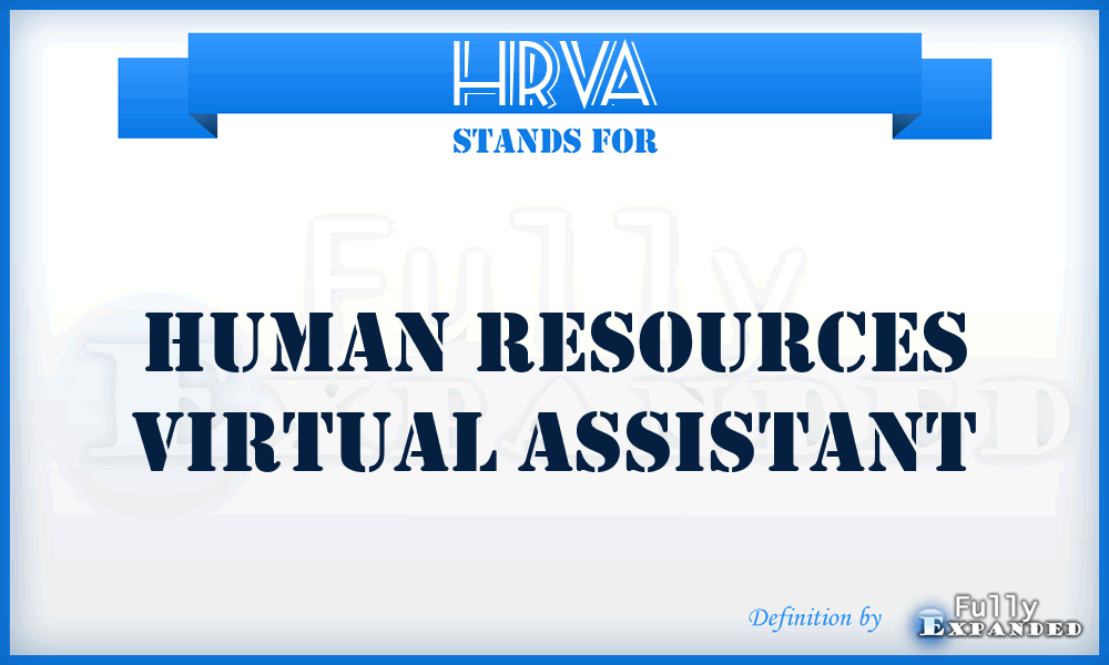 HRVA - Human Resources Virtual Assistant