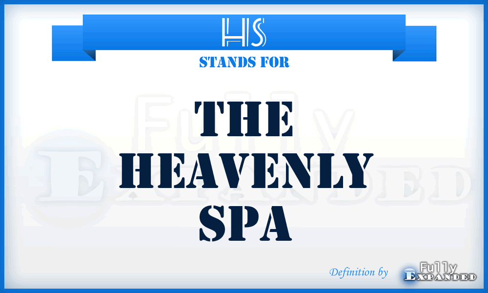 HS - The Heavenly Spa