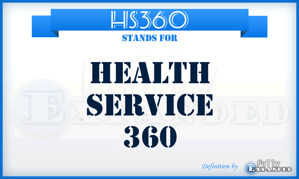 HS360 - Health Service 360