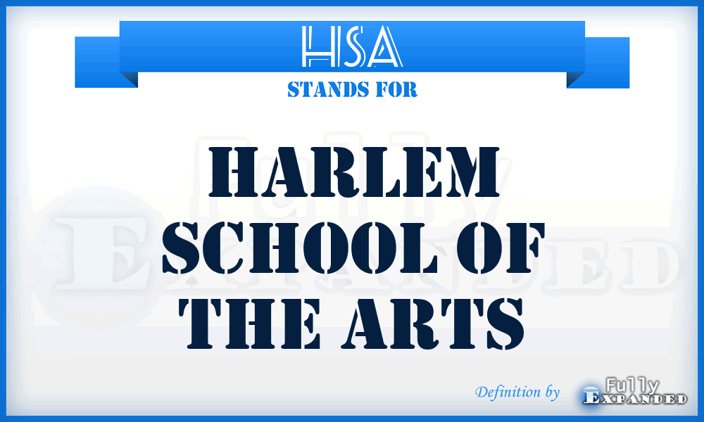 HSA - Harlem School of the Arts