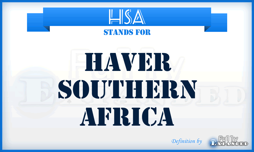 HSA - Haver Southern Africa