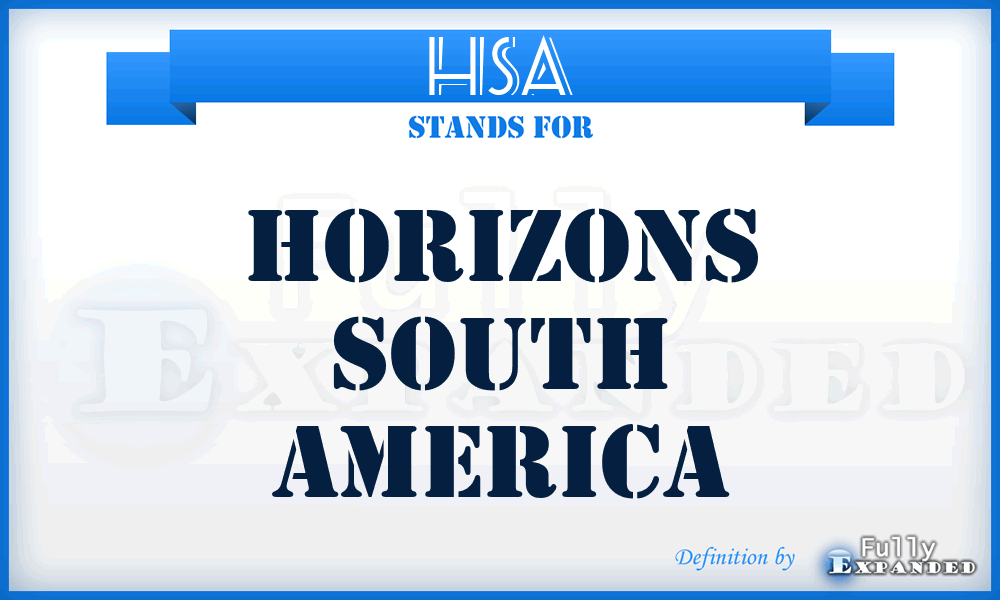 HSA - Horizons South America