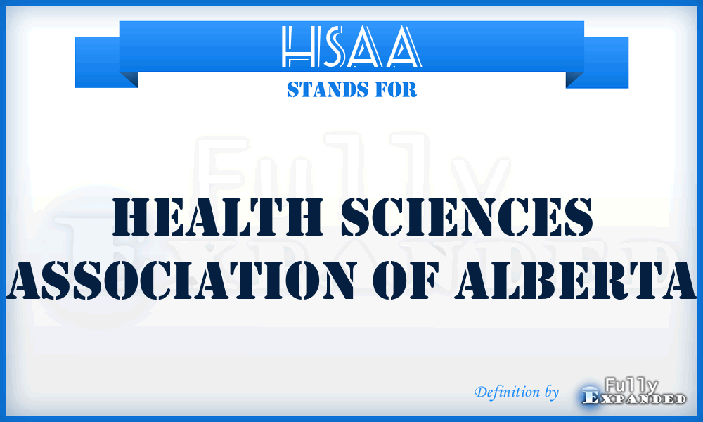 HSAA - Health Sciences Association of Alberta