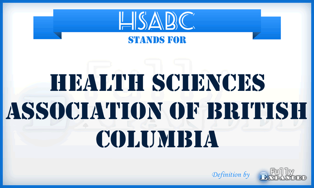 HSABC - Health Sciences Association of British Columbia