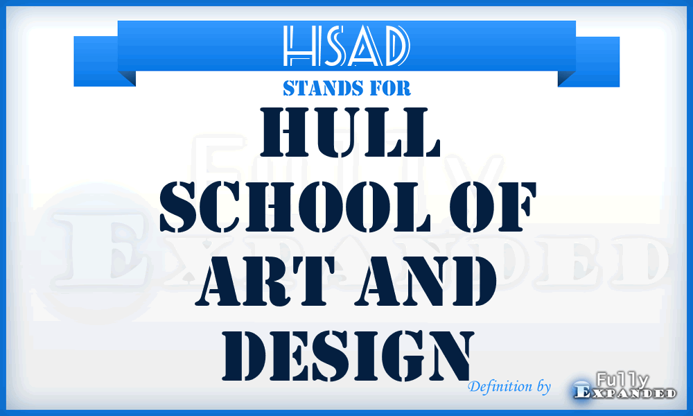 HSAD - Hull School of Art and Design