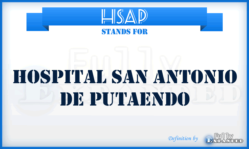 HSAP - Hospital San Antonio de Putaendo