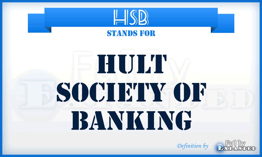 HSB - Hult Society of Banking