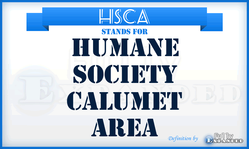 HSCA - Humane Society Calumet Area