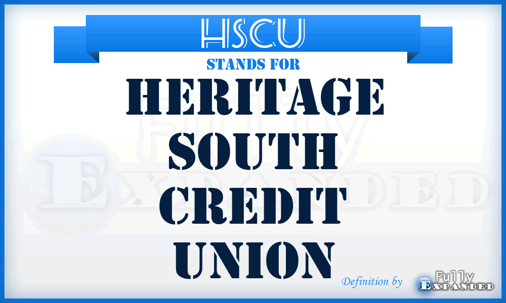 HSCU - Heritage South Credit Union