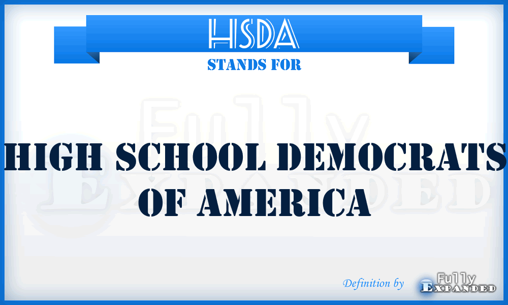 HSDA - High School Democrats of America