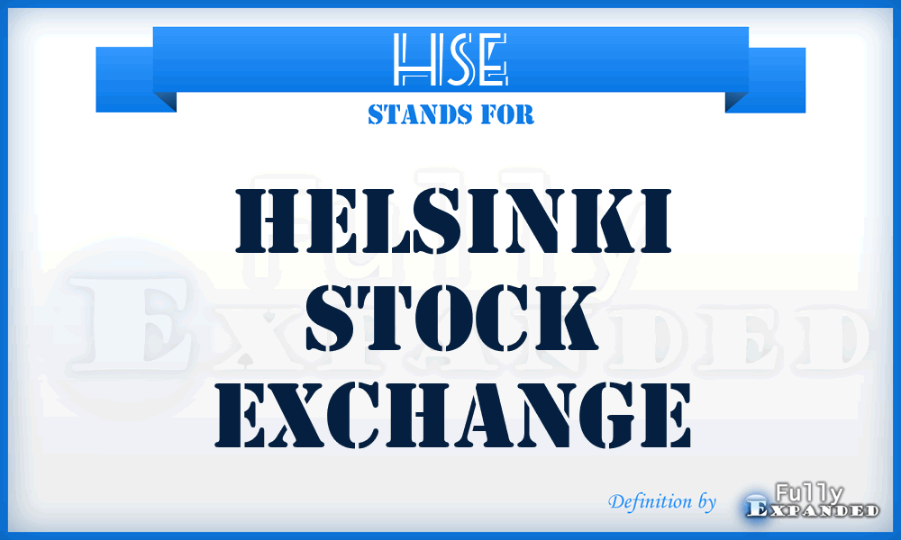 HSE - Helsinki Stock Exchange