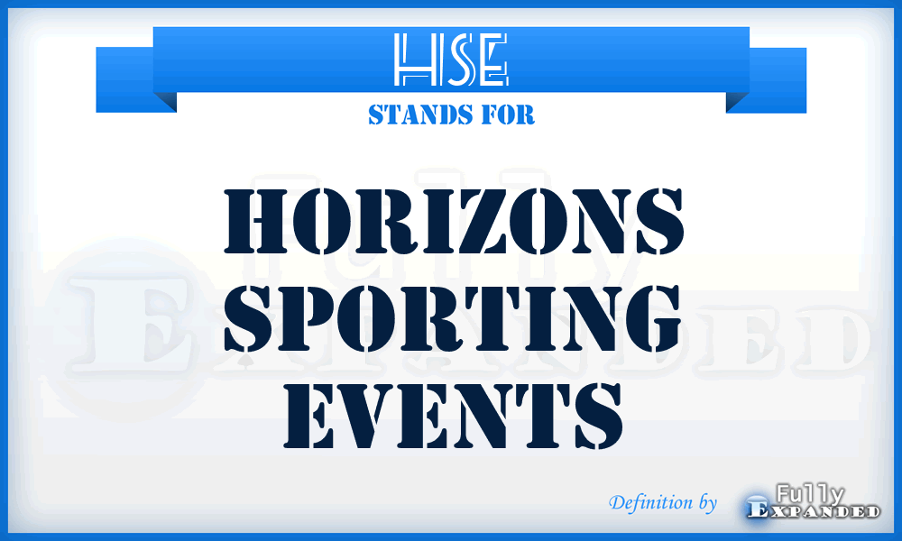 HSE - Horizons Sporting Events