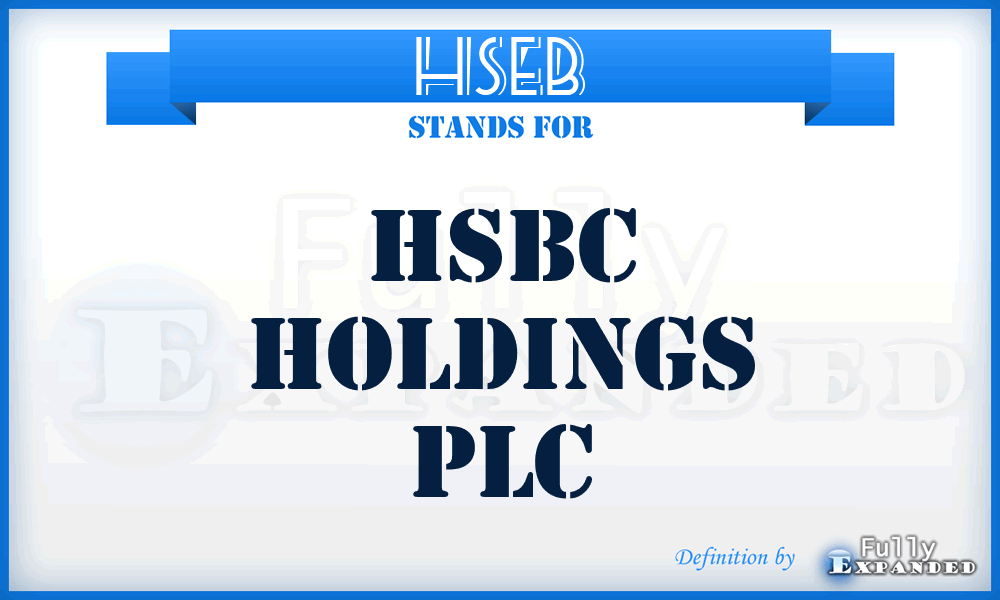 HSEB - HSBC Holdings plc