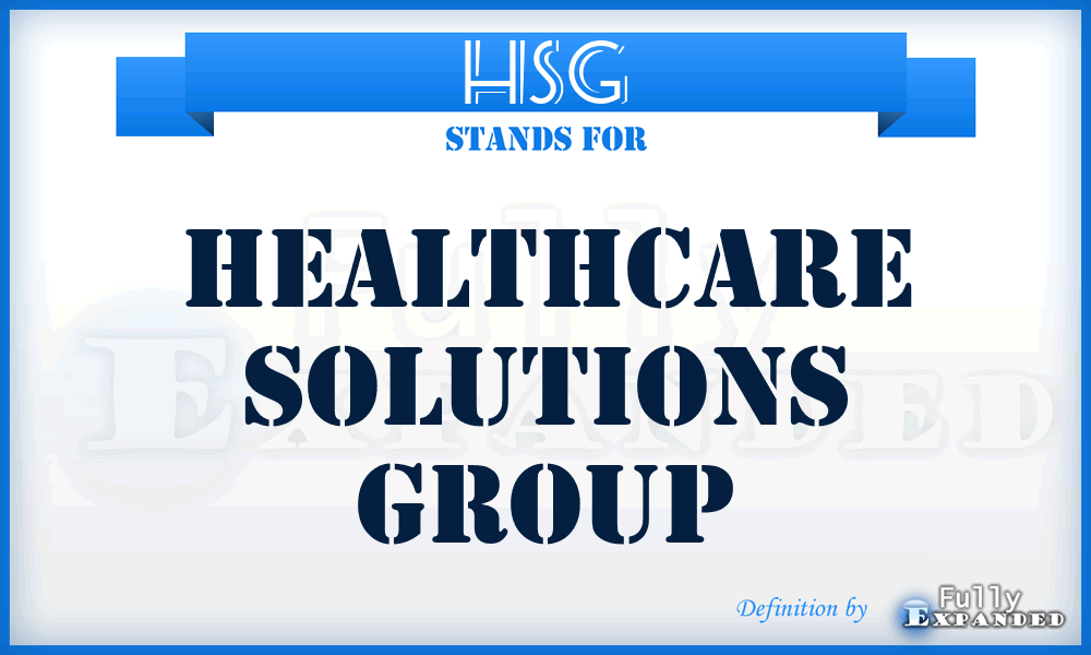 HSG - HealthCare Solutions Group
