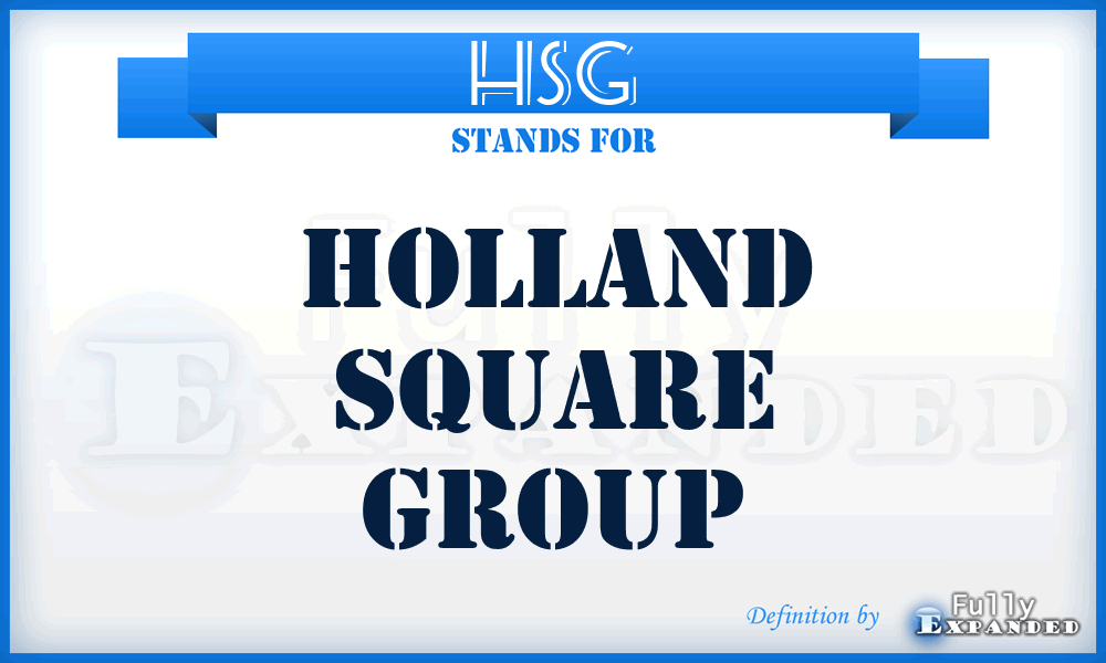 HSG - Holland Square Group