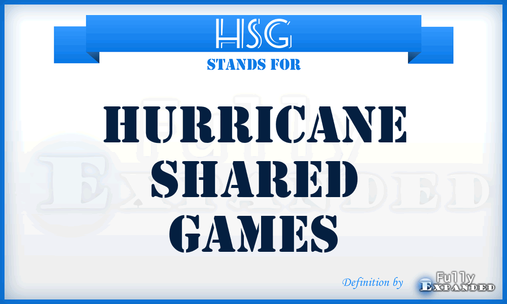 HSG - Hurricane Shared Games