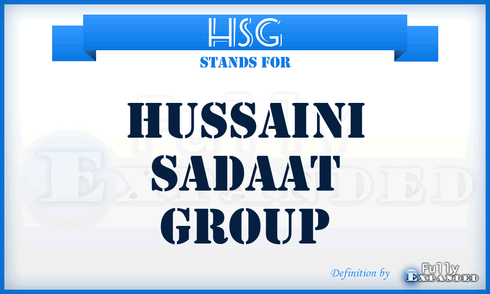 HSG - Hussaini Sadaat Group