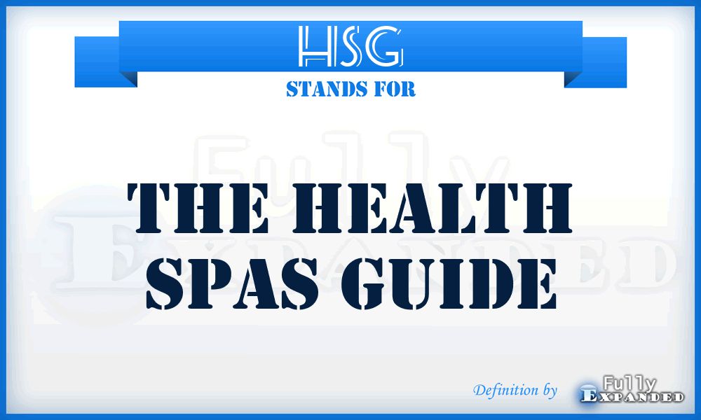 HSG - The Health Spas Guide