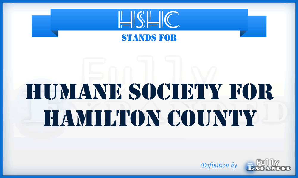 HSHC - Humane Society for Hamilton County