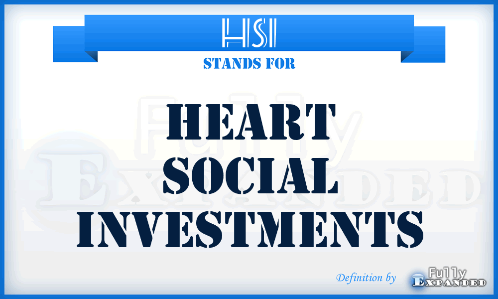 HSI - Heart Social Investments