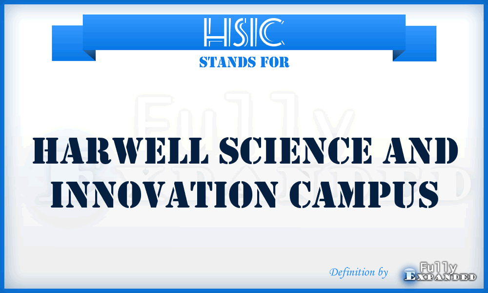 HSIC - Harwell Science and Innovation Campus