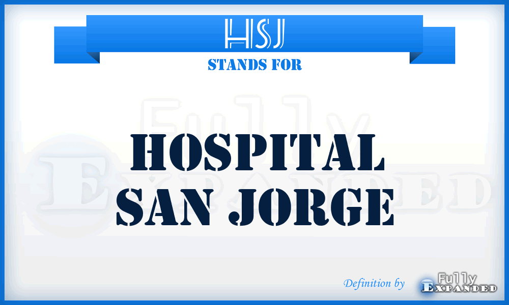 HSJ - Hospital San Jorge