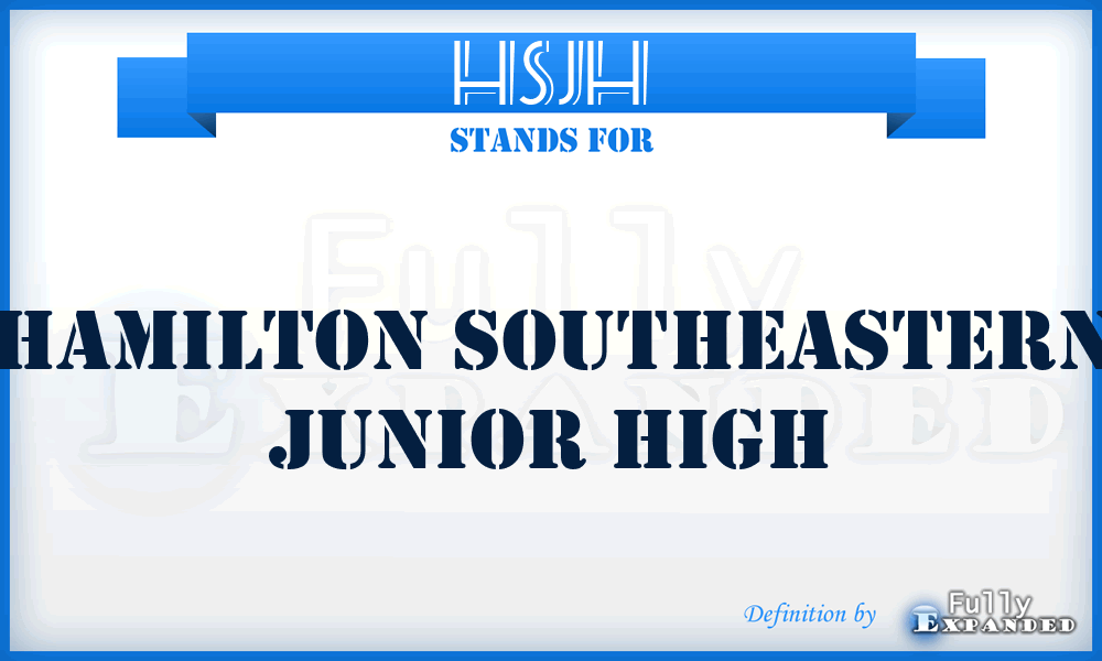 HSJH - Hamilton Southeastern Junior High