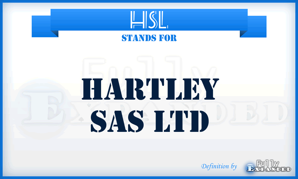 HSL - Hartley Sas Ltd