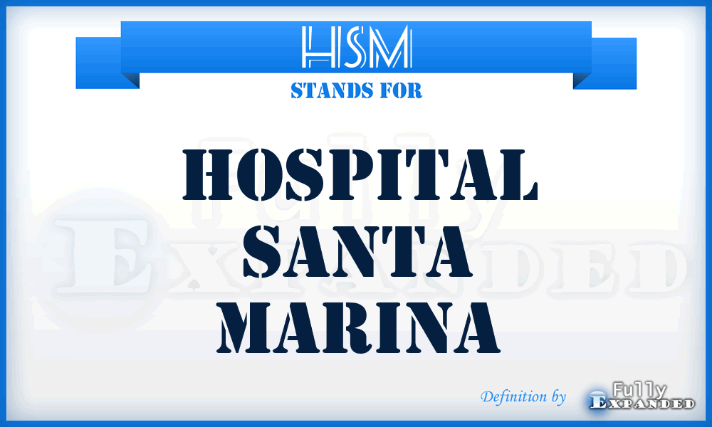 HSM - Hospital Santa Marina