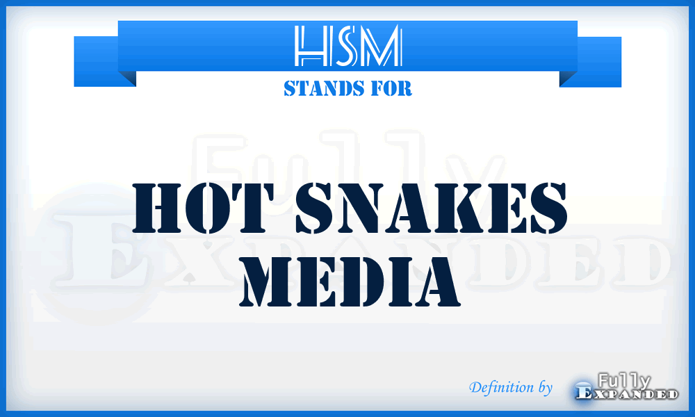 HSM - Hot Snakes Media