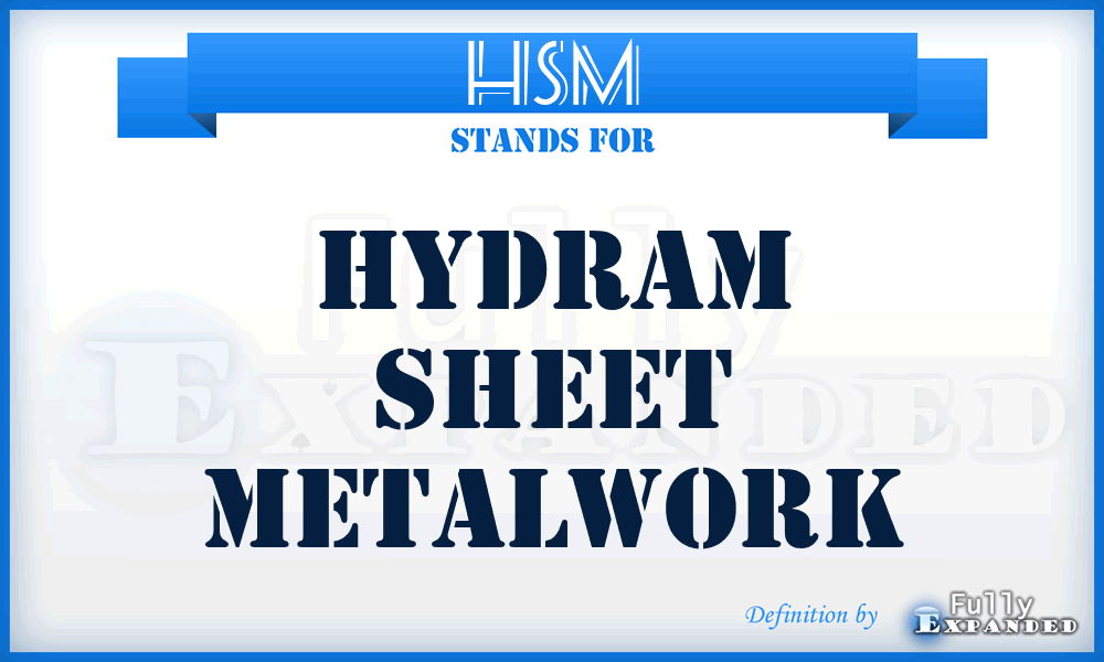HSM - Hydram Sheet Metalwork