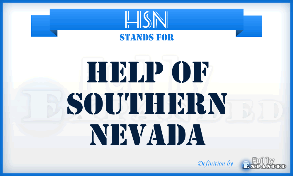 HSN - Help of Southern Nevada
