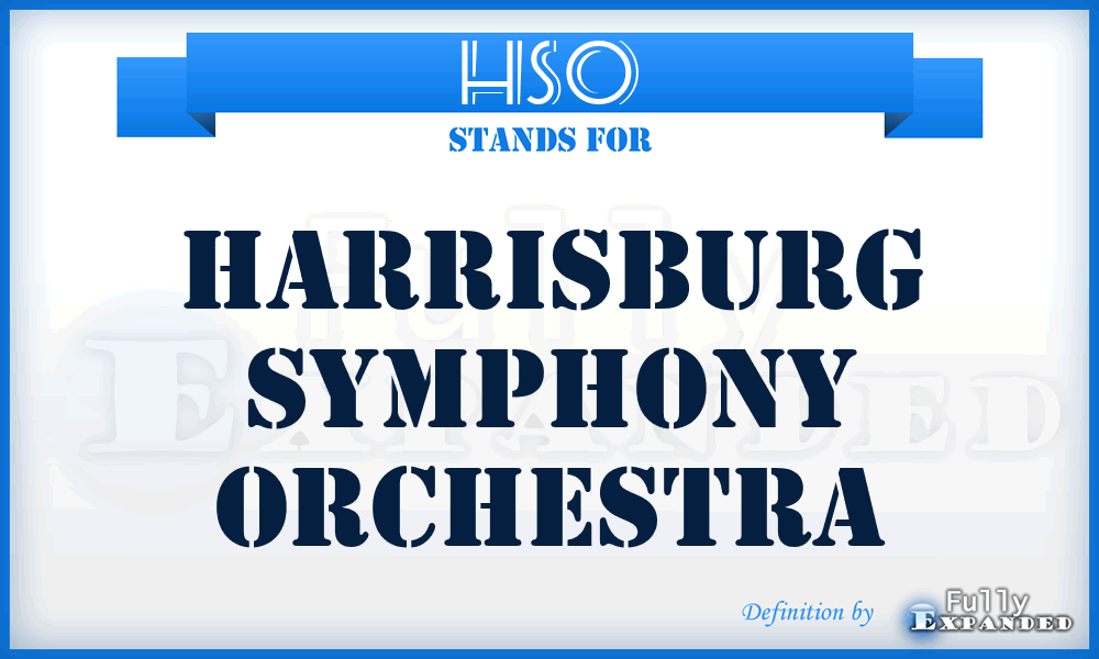 HSO - Harrisburg Symphony Orchestra