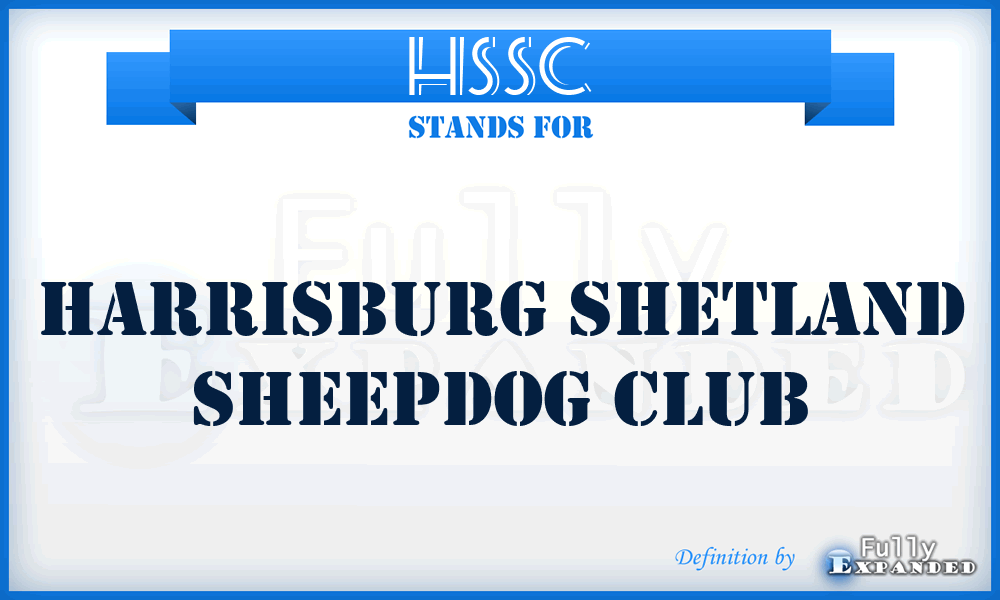 HSSC - Harrisburg Shetland Sheepdog Club