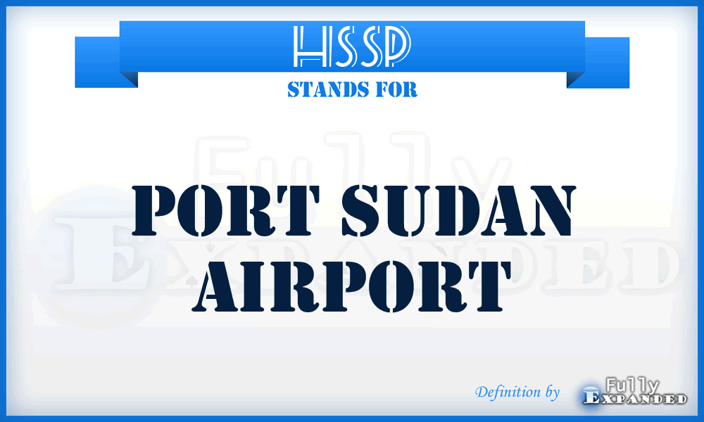 HSSP - Port Sudan airport