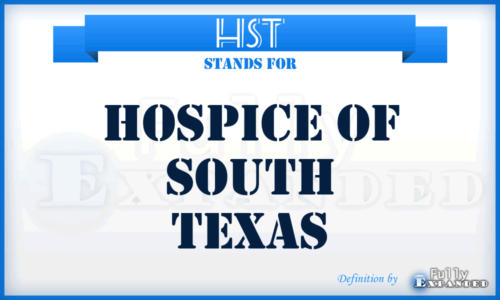 HST - Hospice of South Texas