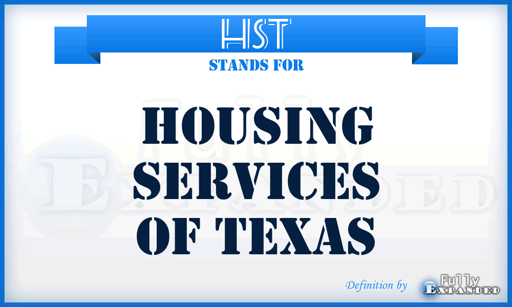 HST - Housing Services of Texas