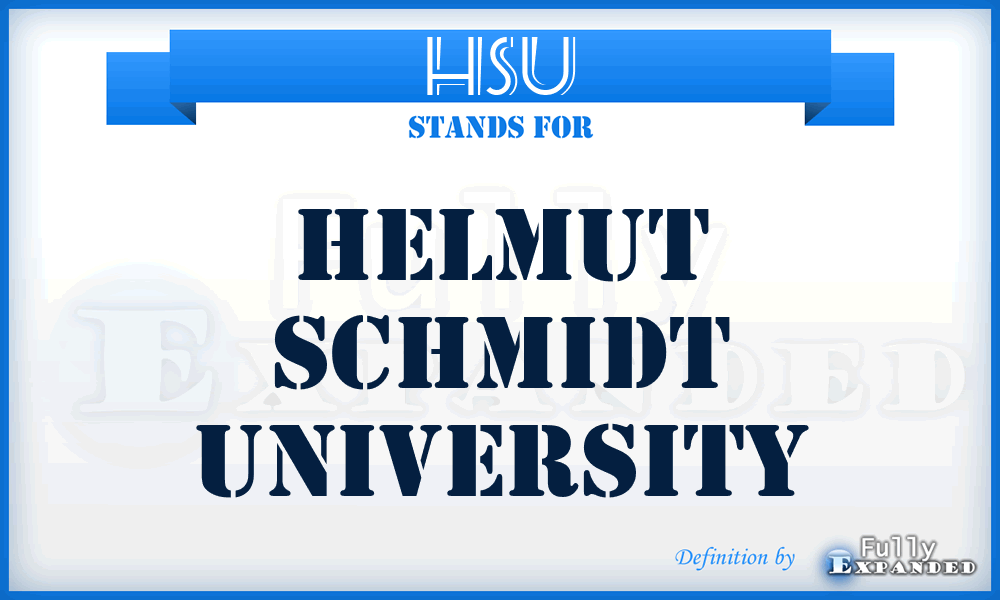 HSU - Helmut Schmidt University