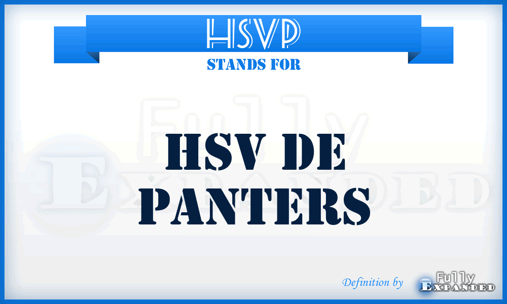 HSVP - HSV de Panters