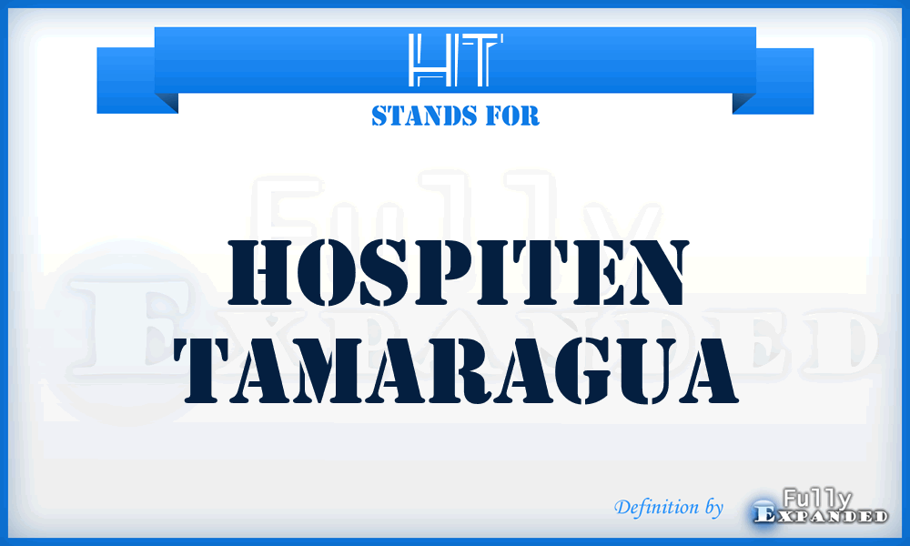 HT - Hospiten Tamaragua