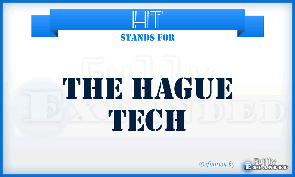HT - The Hague Tech